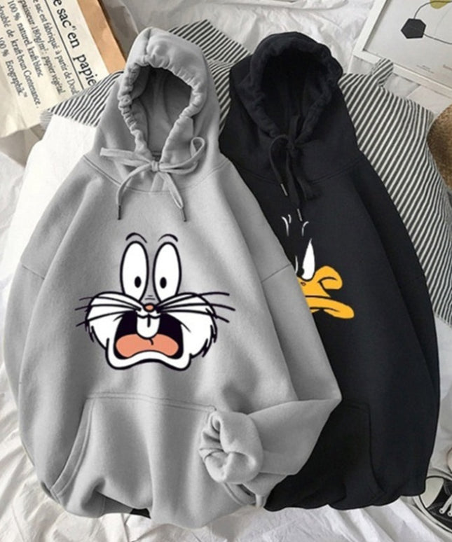 Damska bluza z kreskówkowym nadrukiem