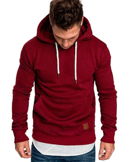 Męska bluza z kapturem melanżowa