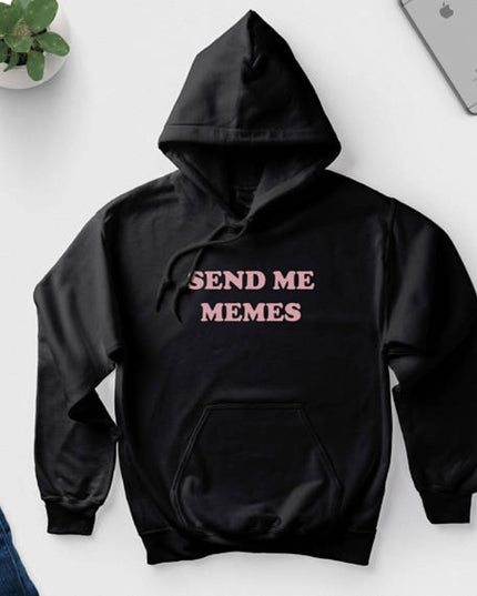 Damska bluza z napisem SEND ME MEMES