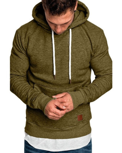 Męska bluza z kapturem melanżowa