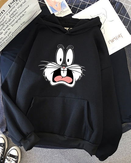 Damska bluza z kreskówkowym nadrukiem