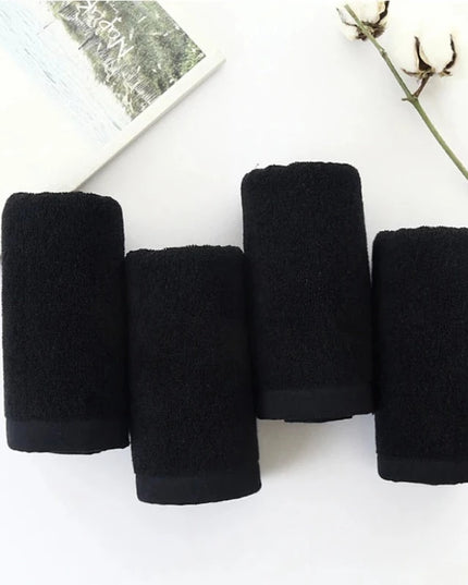 Ręcznik saunowy bawełniany czarny