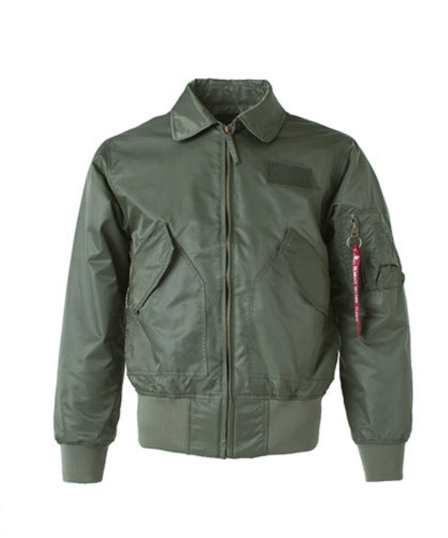 Męska kurtka przejściowa pilotka krótka z kieszeniami