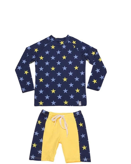 Dwuczęściowy kostium kąpielowy dla niemowląt we wzory