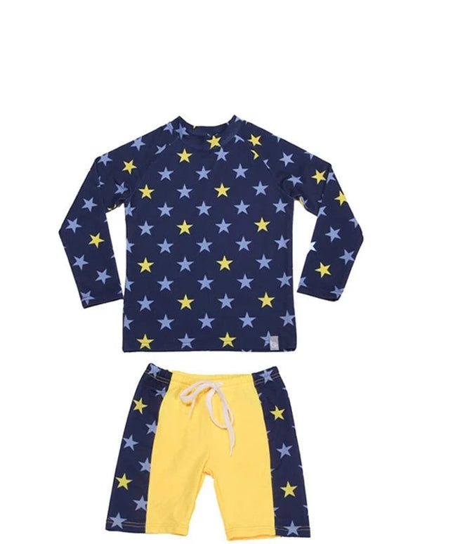 Dwuczęściowy kostium kąpielowy dla niemowląt we wzory