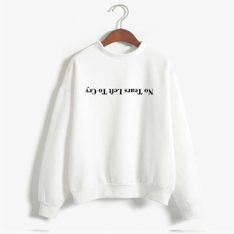 Damska bluza z napisem No Tears Left To Cry