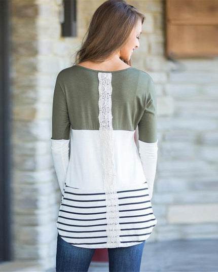 Damska koszulka z długim rękawem a'la tunika