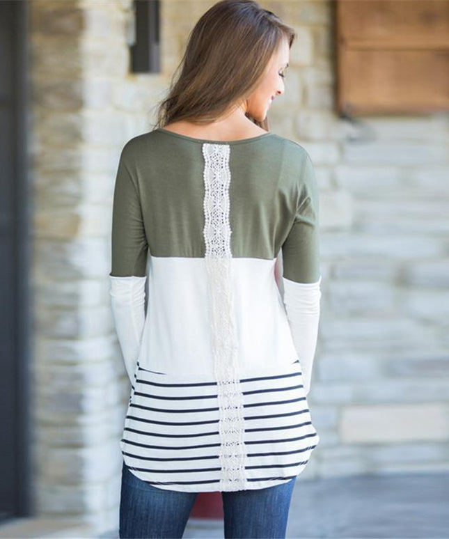 Damska koszulka z długim rękawem a'la tunika