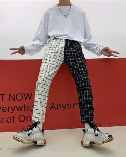 Męskie spodnie treningowe z prostymi nogawkami