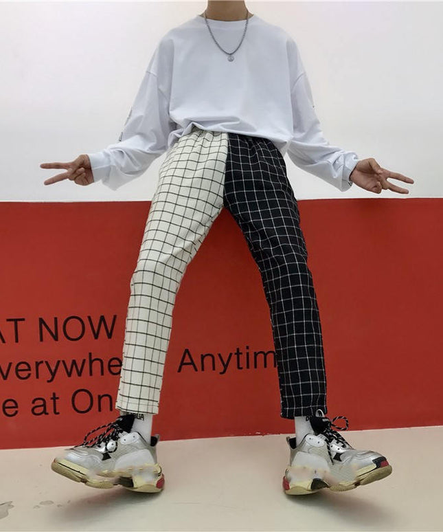 Męskie spodnie treningowe z prostymi nogawkami