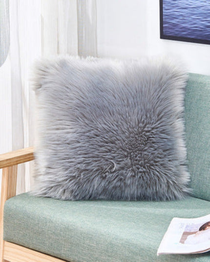 Poszewka na poduszkę futrzana z długim włosem