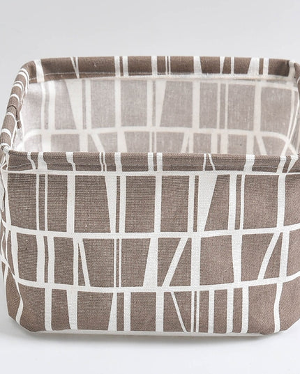 Organizer pudełko do przechowywania lniane