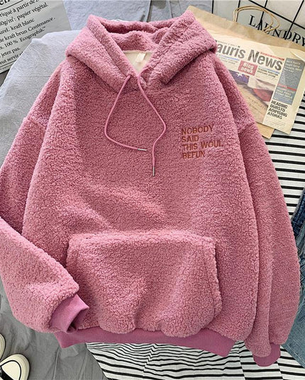 Damska bluza polarowa z kapturem