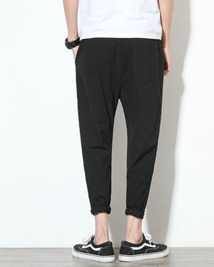 Męskie spodnie eleganckie o casualowym kroju