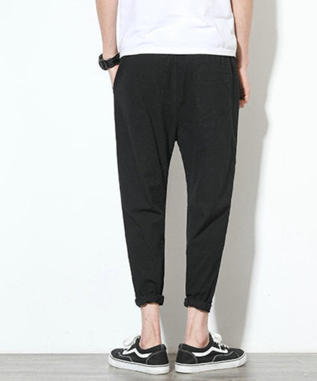 Męskie spodnie eleganckie o casualowym kroju