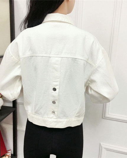 Damska kurtka jeansowa klasyczna o prostym kroju