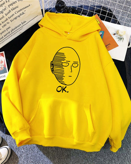 Męska bluza z kapturem i nadrukiem