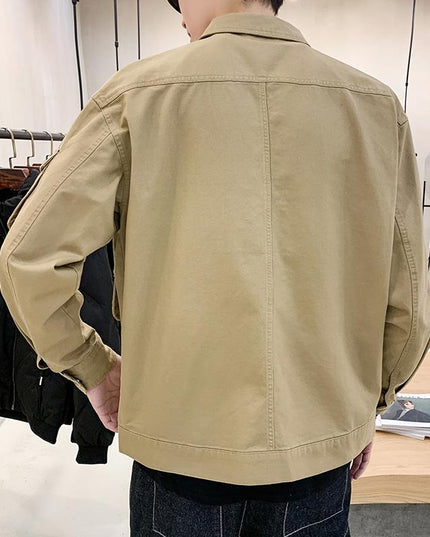 Męska kurtka przejściowa klasyczna luźna