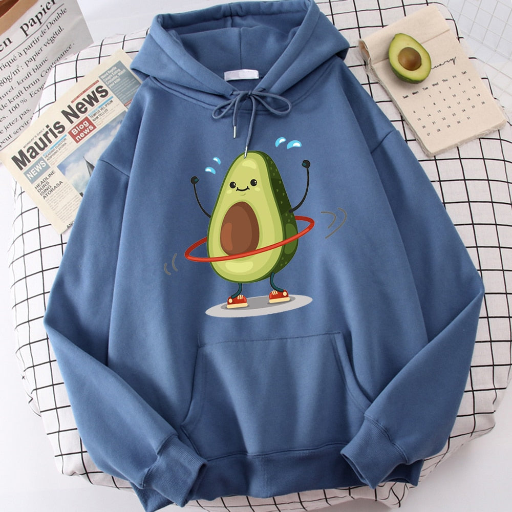 Damska bluza z nadrukiem awokado