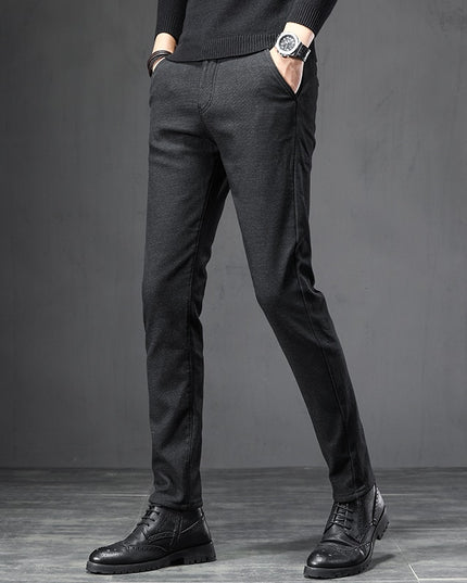 Męskie spodnie chinosy z długimi nogawkami