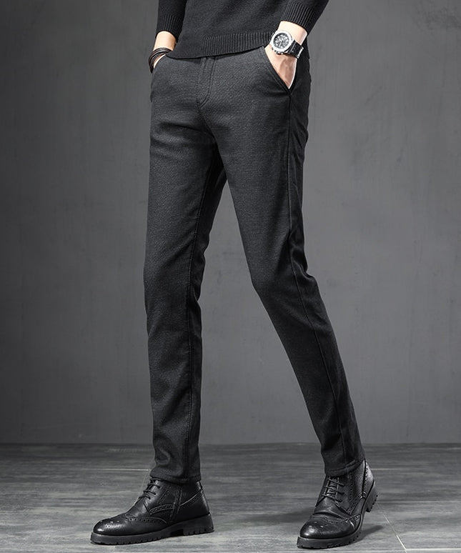 Męskie spodnie chinosy z długimi nogawkami