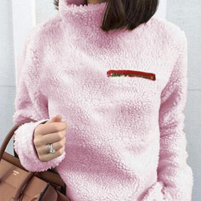 Damska bluza polarowa ze stójką