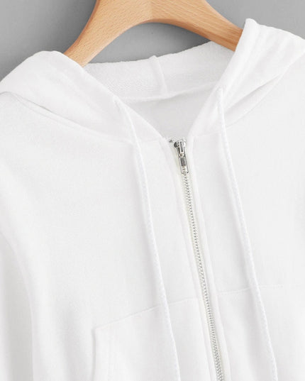 Damska bluza rozpinana z kapturem