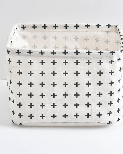 Organizer pudełko do przechowywania lniane