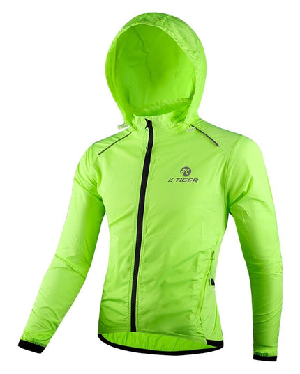 Męska kurtka przejściowa przeciwdeszczowa o prostym kroju