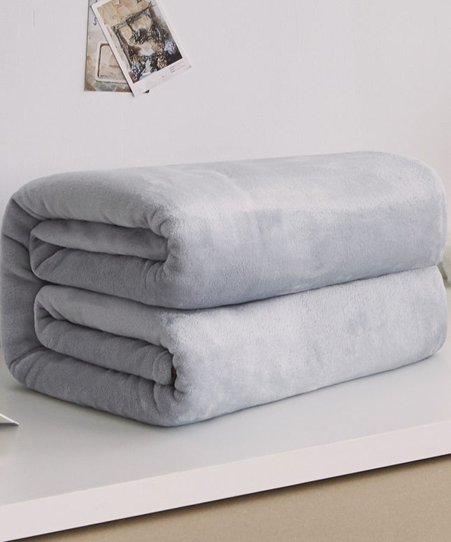 Koc miękki w jednolitych kolorach