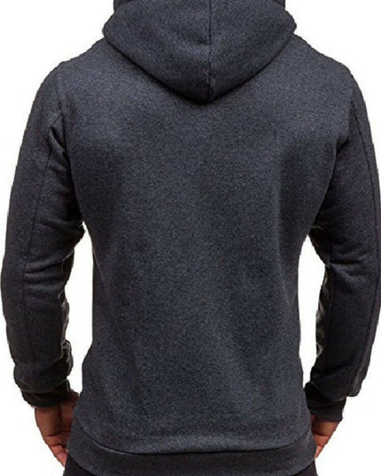 Męska bluza z kapturem rozpinana