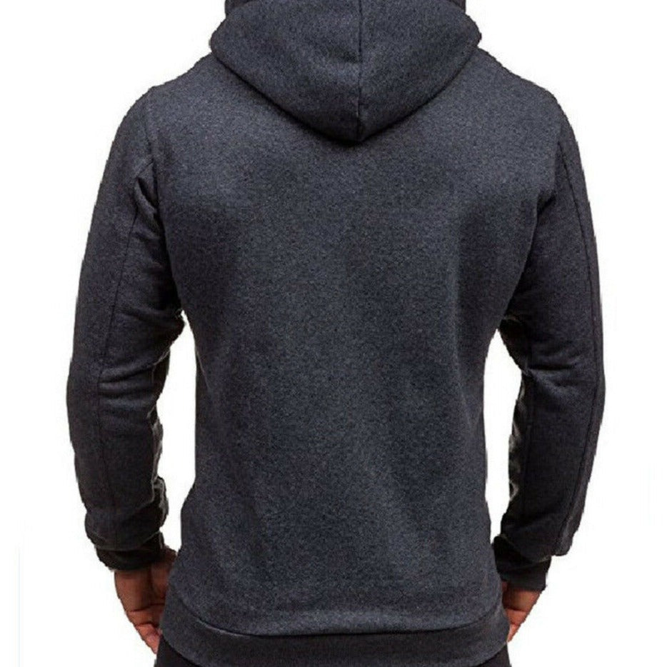 Męska bluza z kapturem rozpinana