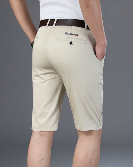 Męskie szorty bermudy eleganckie
