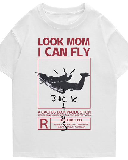 Męski T-shirt klasyczny z nadrukiem