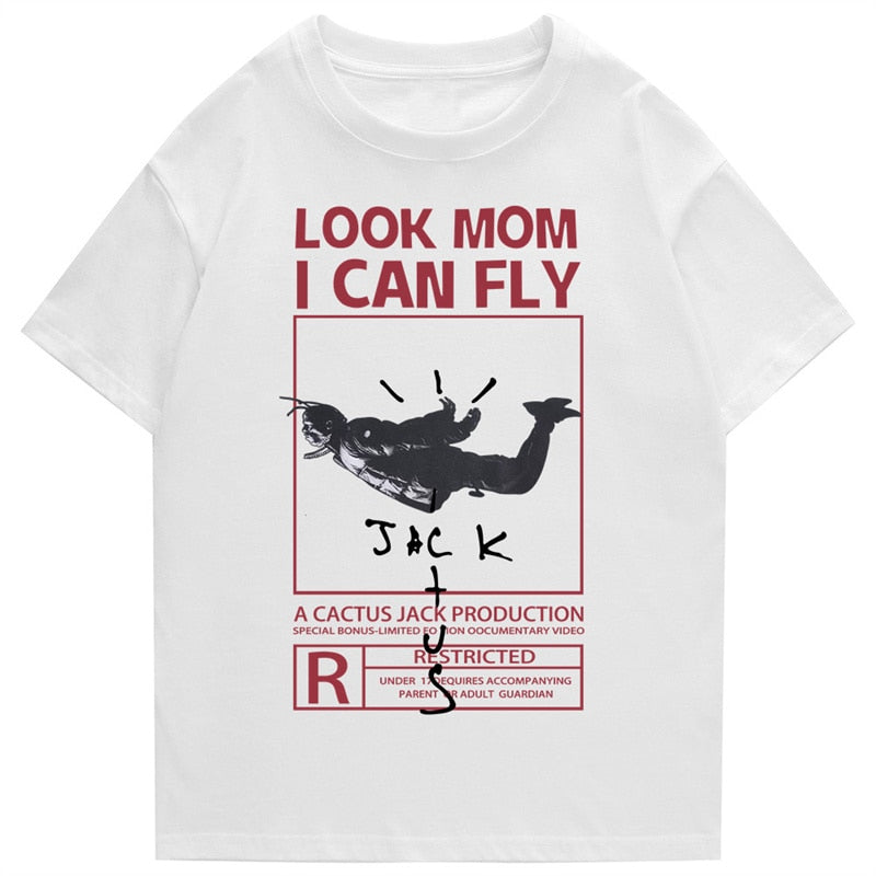 Męski T-shirt klasyczny z nadrukiem