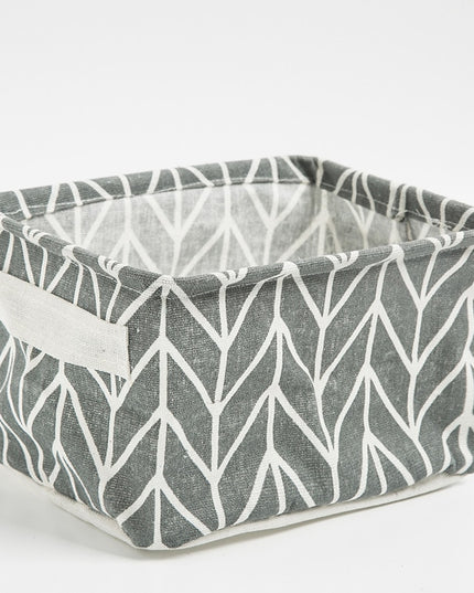 Organizer pudełko do przechowywania lniane