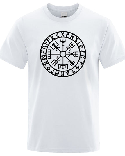 Męski T-shirt klasyczny z nordyckim motywem