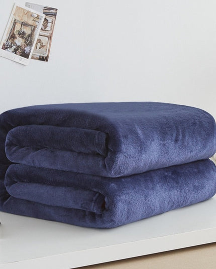 Koc miękki w jednolitych kolorach