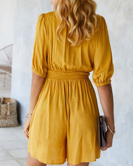 Damski kombinezon z guzikami