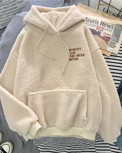 Damska bluza polarowa z kapturem