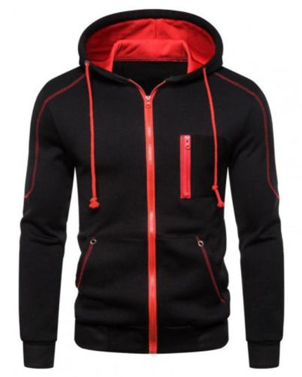 Męska bluza sportowa rozpinana z kapturem