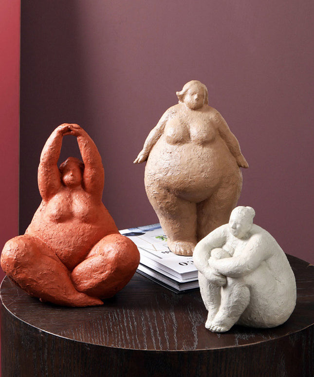 Figurka dekoracyjna postać sylwetka kobiety