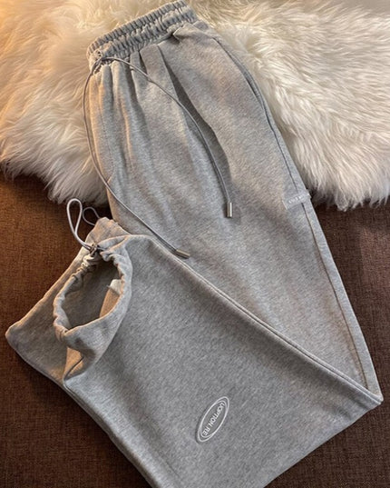 Damskie spodnie dresowe z regulowanym ściągaczem