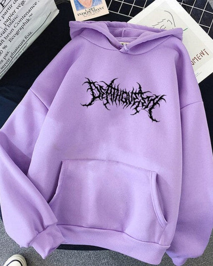 Męska bluza z kapturem i nadrukiem