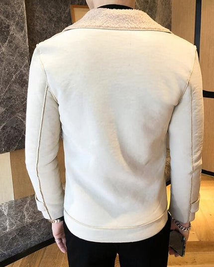 Męski płaszcz zimowy trzyrzędowy