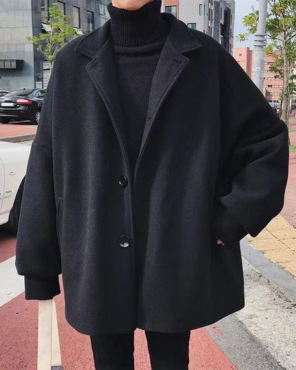 Męski płaszcz zimowy oversize