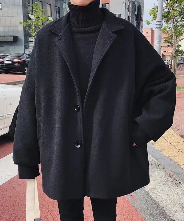 Męski płaszcz zimowy oversize