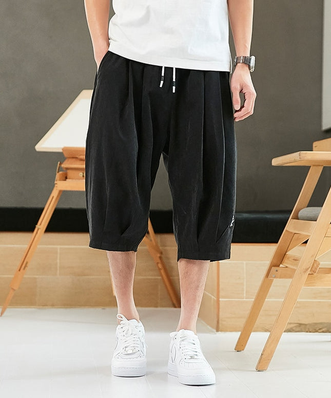 Męskie szorty o długości 3/4