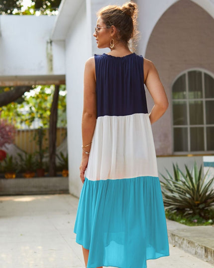 Sukienka midi w letnich kolorach