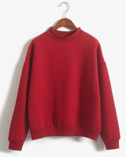 Damska klasyczna bluza bez kaptura